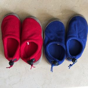 LL Bean Slippers  (2 pairs) for kids size 10-11.